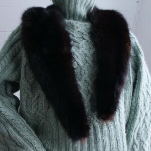 Gorgeous vintage dark mink collar